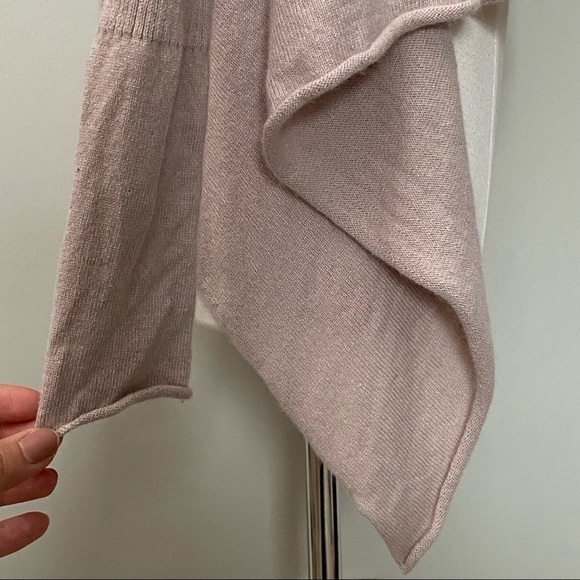 Anthropologie Shae Cashmere Wool Asymmetrical Button Down Cardigan Sweater, Sm - Picture 5 of 13